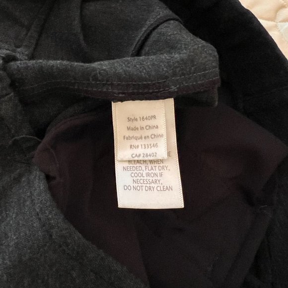 Ecru Charcoal Skinny Stretch Pants - Picture 5 of 9